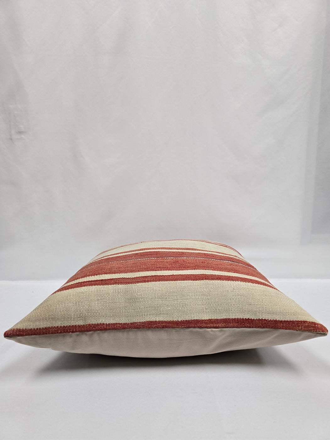 Turkish Hemp Pillow Natural Red Beige Pillow Cushion Cover 24" x 24" #9222