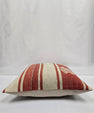 Turkish Hemp Pillow Natural Red Beige Pillow Cushion Cover 24" x 24" #9222
