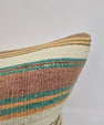 Turkish Hemp Pillow Natural Green Orange Brown Beige Pillow Cushion Cover 24" x 24" #9221