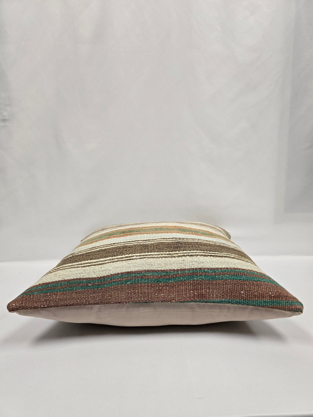 Turkish Hemp Pillow Natural Green Orange Brown Beige Pillow Cushion Cover 24" x 24" #9221