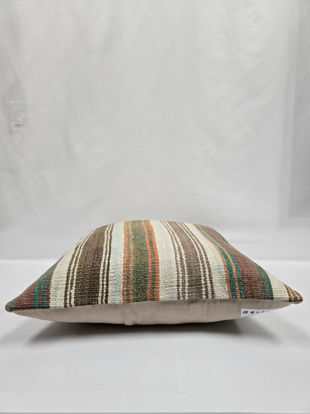 Turkish Hemp Pillow Natural Green Orange Brown Beige Pillow Cushion Cover 24" x 24" #9221