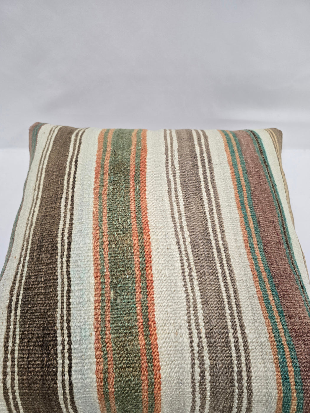 Turkish Hemp Pillow Natural Green Orange Brown Beige Pillow Cushion Cover 24" x 24" #9221