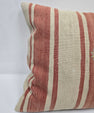 Turkish Hemp Pillow Natural Red Beige Yellow Pillow Cushion Cover 24" x 24" #9219