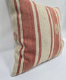 Turkish Hemp Pillow Natural Red Beige Yellow Pillow Cushion Cover 24" x 24" #9219