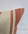 Turkish Hemp Pillow Natural Red Beige Yellow Pillow Cushion Cover 24" x 24" #9219