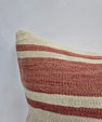 Turkish Hemp Pillow Natural Red Beige Yellow Pillow Cushion Cover 24" x 24" #9218
