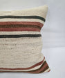 Turkish Hemp Pillow Natural Green Brown Red Beige Pillow Cushion Cover 24" x 24" #9217