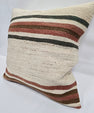 Turkish Hemp Pillow Natural Green Brown Red Beige Pillow Cushion Cover 24" x 24" #9217