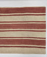 Turkish Hemp Pillow Natural Red Beige Pillow Cushion Cover 24" x 24" #9216