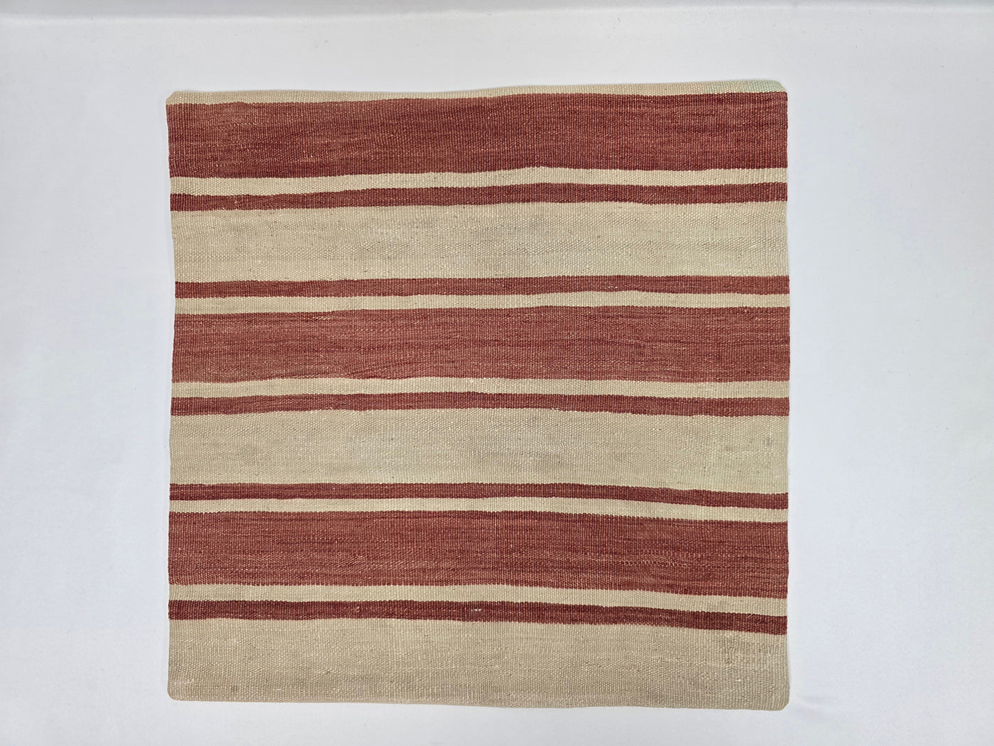 Turkish Hemp Pillow Natural Red Beige Pillow Cushion Cover 24" x 24" #9216