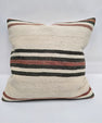 Turkish Hemp Pillow Natural Red Brown Green Beige Pillow Cushion Cover 24" x 24" #9215
