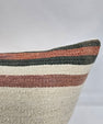 Turkish Hemp Pillow Natural Red Brown Green Beige Pillow Cushion Cover 24" x 24" #9215