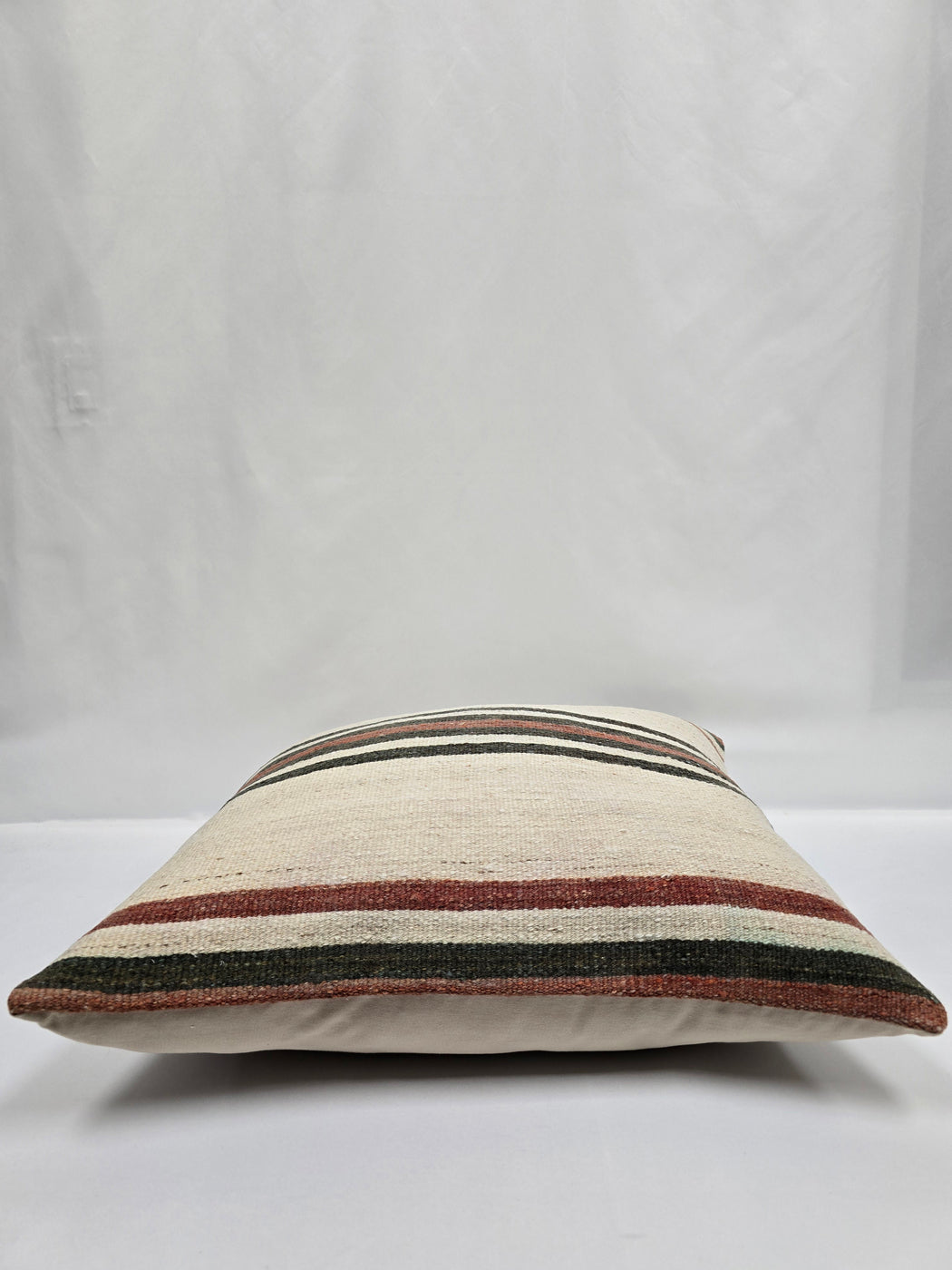 Turkish Hemp Pillow Natural Red Brown Green Beige Pillow Cushion Cover 24" x 24" #9215