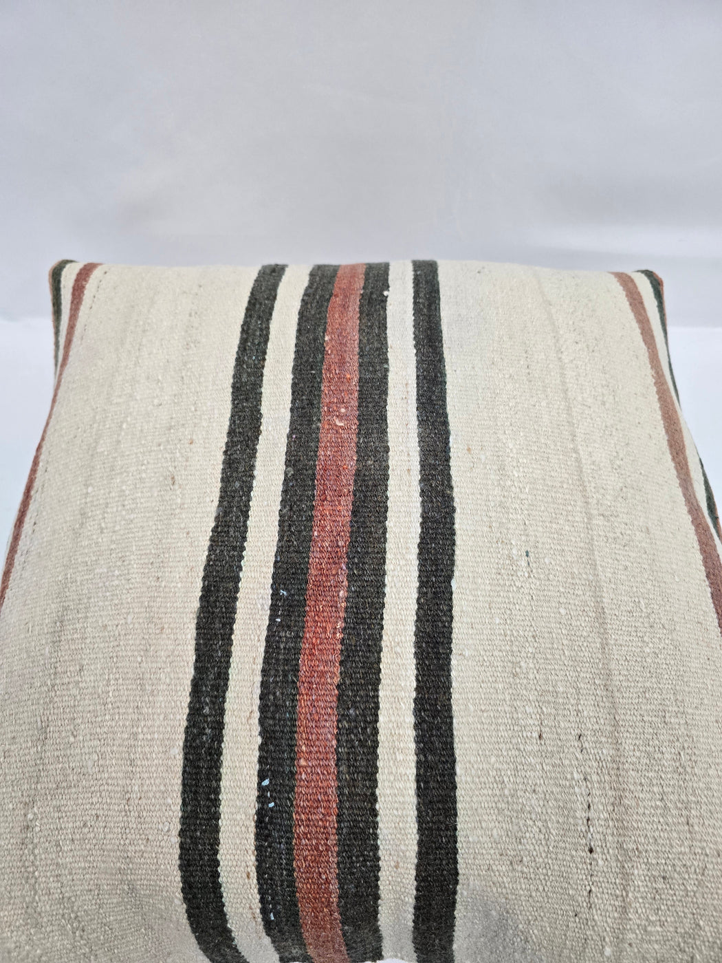 Turkish Hemp Pillow Natural Red Brown Green Beige Pillow Cushion Cover 24" x 24" #9215