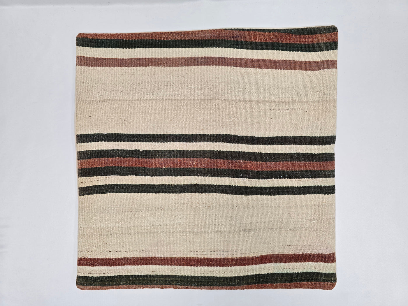 Turkish Hemp Pillow Natural Red Brown Green Beige Pillow Cushion Cover 24" x 24" #9215