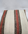 Turkish Hemp Pillow Natural Brown Red Beige Pillow Cushion Cover 24" x 24" #9214
