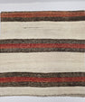 Turkish Hemp Pillow Natural Brown Red Beige Pillow Cushion Cover 24" x 24" #9214