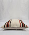 Turkish Hemp Pillow Natural Brown Red Beige Pillow Cushion Cover 24" x 24" #9213