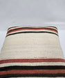 Turkish Hemp Pillow Natural Brown Red Beige Pillow Cushion Cover 24" x 24" #9213