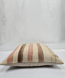 Turkish Hemp Pillow Natural Beige Brown Pink Pillow Cushion Cover 24" x 24" #9211