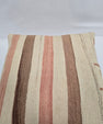 Turkish Hemp Pillow Natural Beige Brown Pink Pillow Cushion Cover 24" x 24" #9211