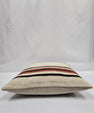 Turkish Hemp Pillow Natural Brown Red Beige Pillow Cushion Cover 24" x 24" #9210