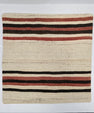 Turkish Hemp Pillow Natural Brown Red Beige Pillow Cushion Cover 24" x 24" #9210