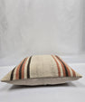 Turkish Hemp Pillow Natural Brown Pink Beige Pillow Cushion Cover 24" x 24" #9209