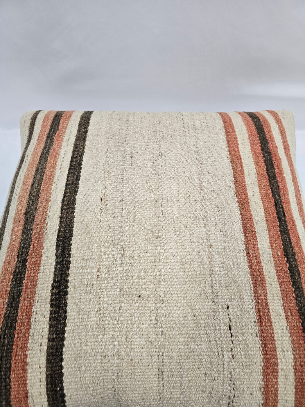 Turkish Hemp Pillow Natural Brown Pink Beige Pillow Cushion Cover 24" x 24" #9209