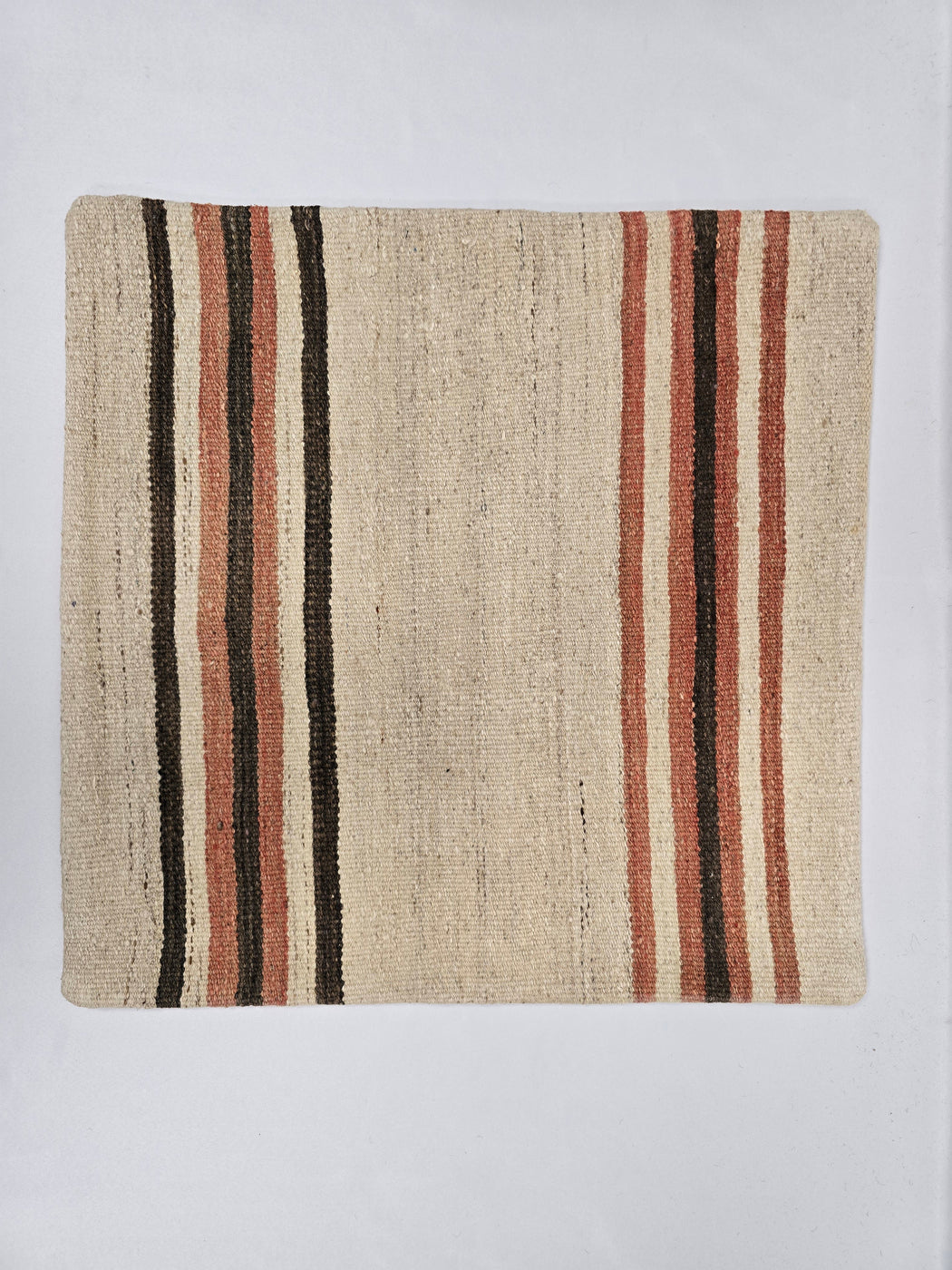 Turkish Hemp Pillow Natural Brown Pink Beige Pillow Cushion Cover 24" x 24" #9209