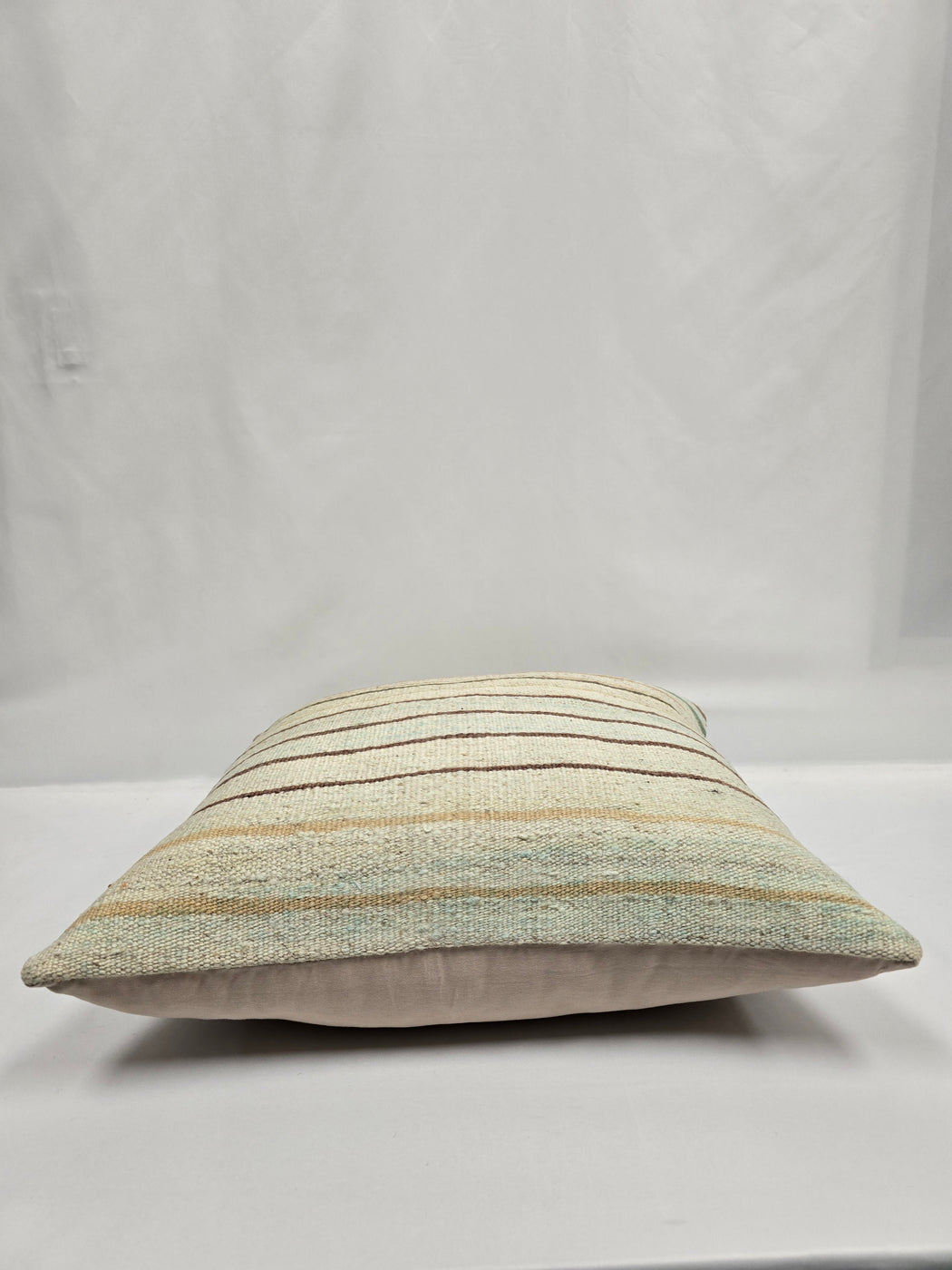 Turkish Hemp Pillow Natural Green Brown Beige Pillow Cushion Cover 24" x 24" #9208