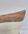 Turkish Hemp Pillow Natural Orange Brown Beige Pillow Cushion Cover 24" x 24" #9207