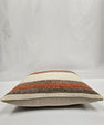 Turkish Hemp Pillow Natural Orange Brown Beige Pillow Cushion Cover 24" x 24" #9207