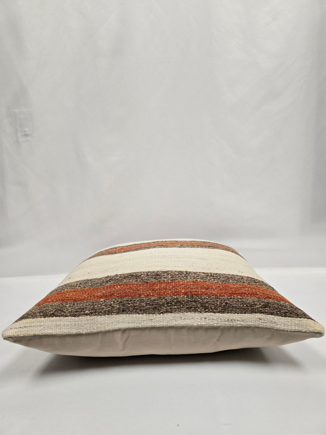 Turkish Hemp Pillow Natural Orange Brown Beige Pillow Cushion Cover 24" x 24" #9207