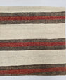 Turkish Hemp Pillow Natural Red Brown Beige Pillow Cushion Cover 24" x 24" #9206