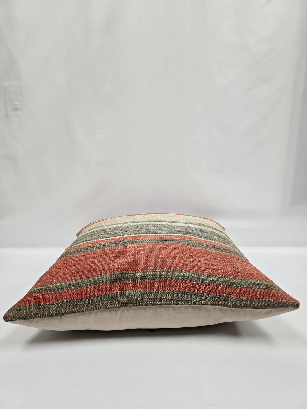 Turkish Hemp Pillow Natural Red Green Beige Pillow Cushion Cover 24" x 24" #9205