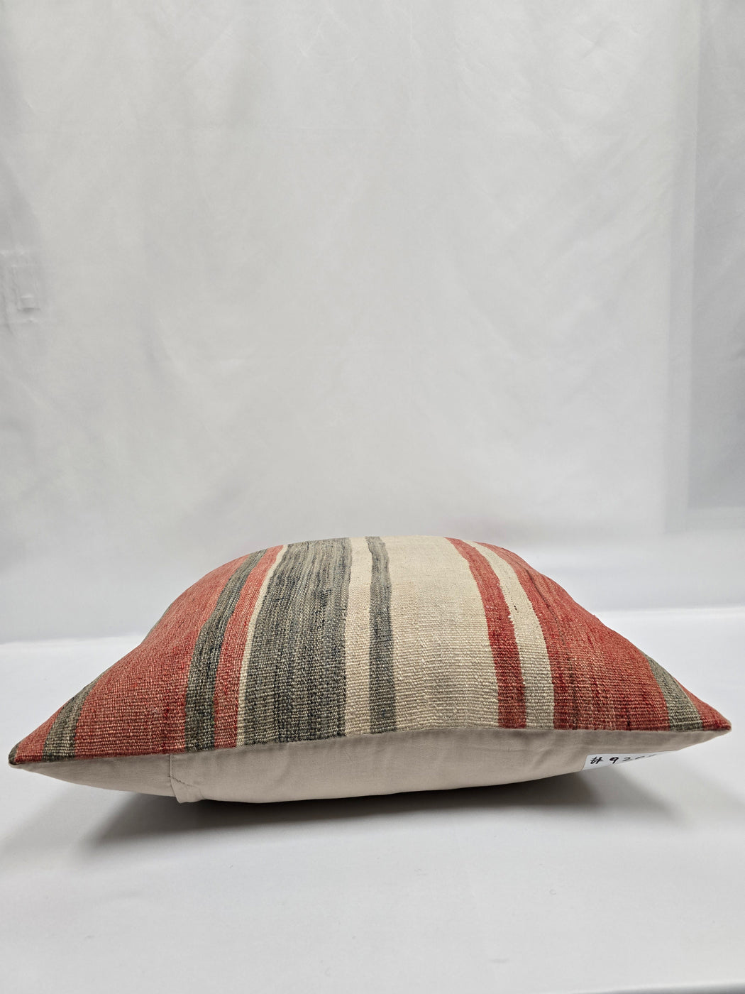 Turkish Hemp Pillow Natural Red Green Beige Pillow Cushion Cover 24" x 24" #9205