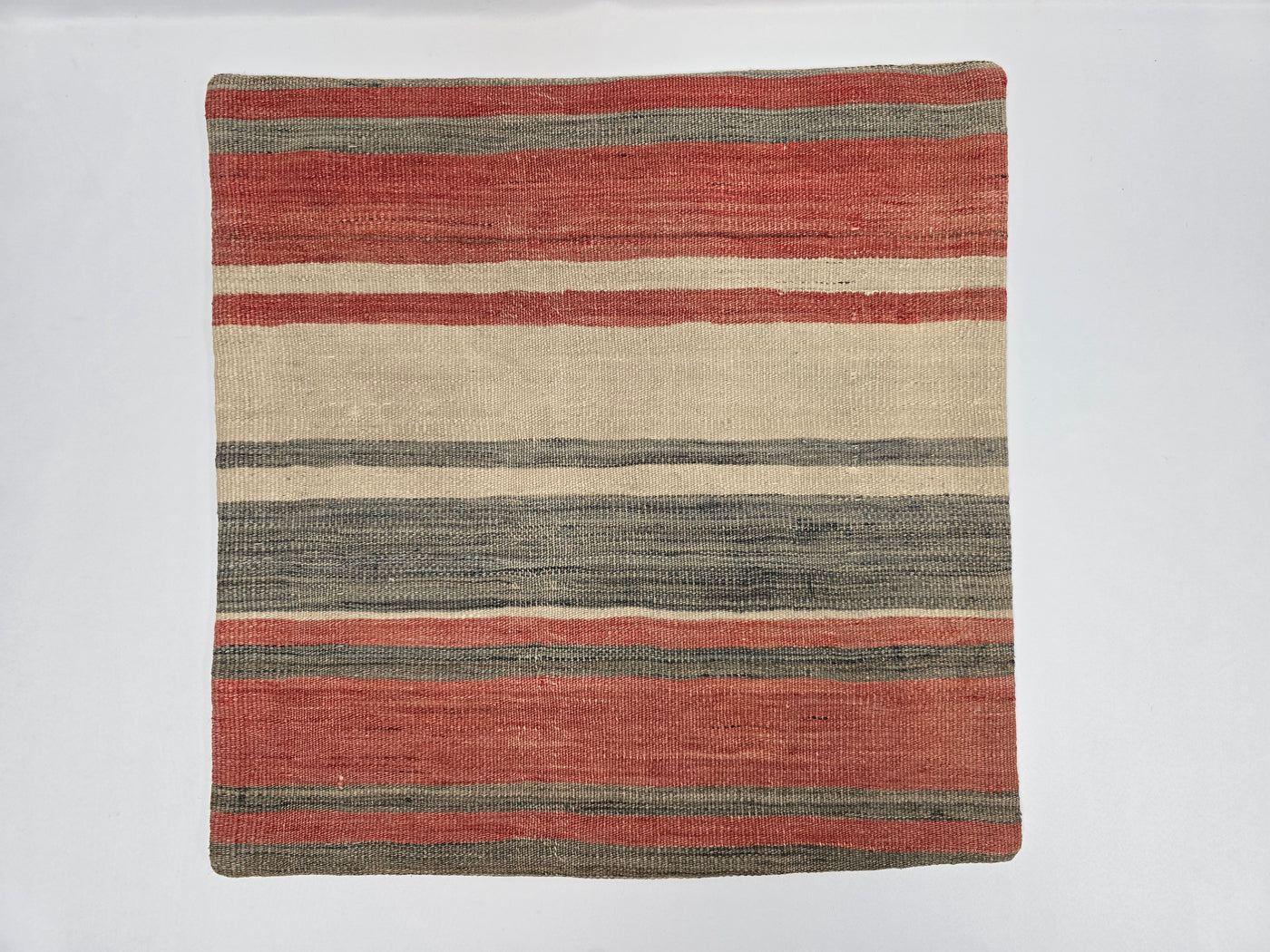 Turkish Hemp Pillow Natural Red Green Beige Pillow Cushion Cover 24" x 24" #9205