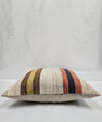 Turkish Hemp Pillow Natural Orange Navy Brown Beige Pillow Cushion Cover 24" x 24" #9204