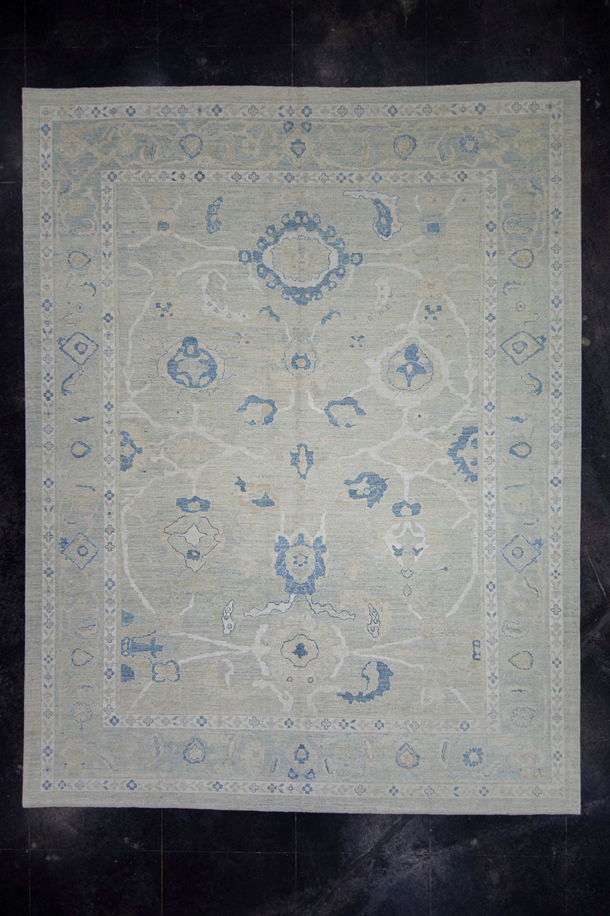 Turkish Oushak Rug 12'5" x 16'1" #17705