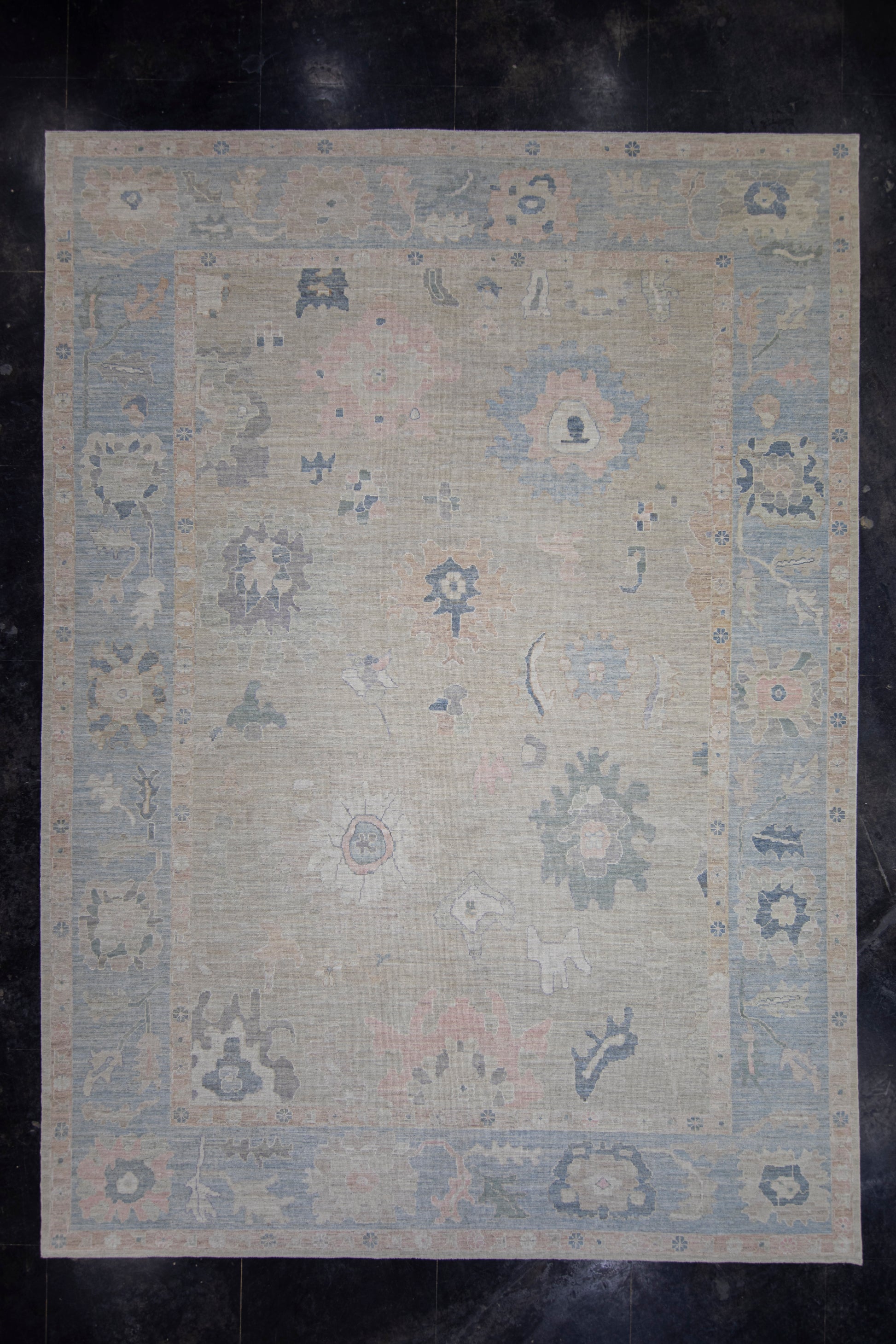 Turkish Oushak Rug 12'7" x 17'4" #17222