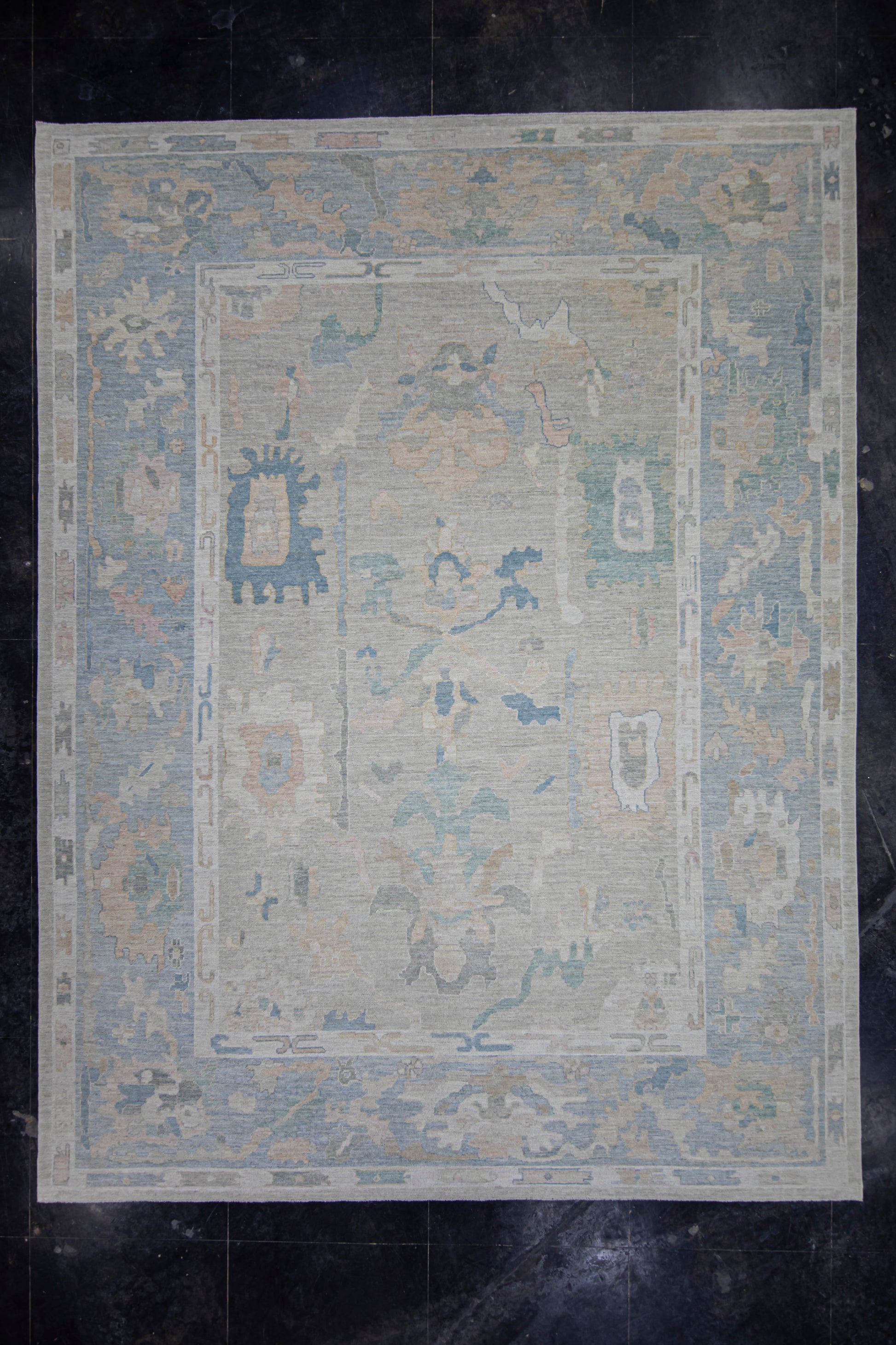 Turkish Oushak Rug 12'3" x 16'1" #17236