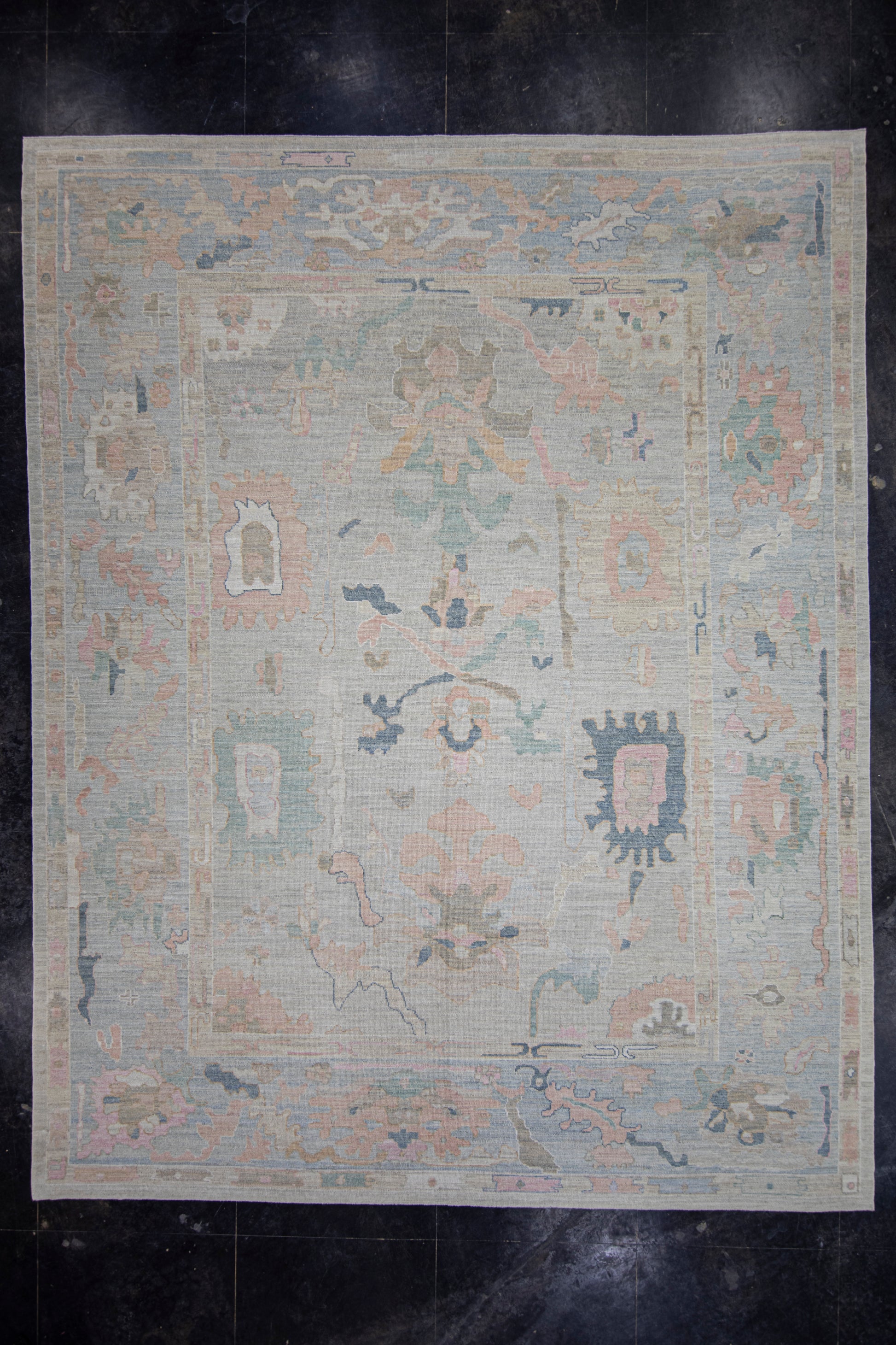 Turkish Oushak Rug 12'6" x 15'11" #17366