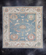 Square Turkish Oushak Rug 11'9" x 12'3" #17352