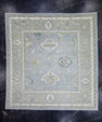 Square Turkish Oushak Rug 12'1" x 12'9" #17122