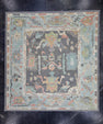 Square Turkish Oushak Rug 12'3" x 12'10" #17355