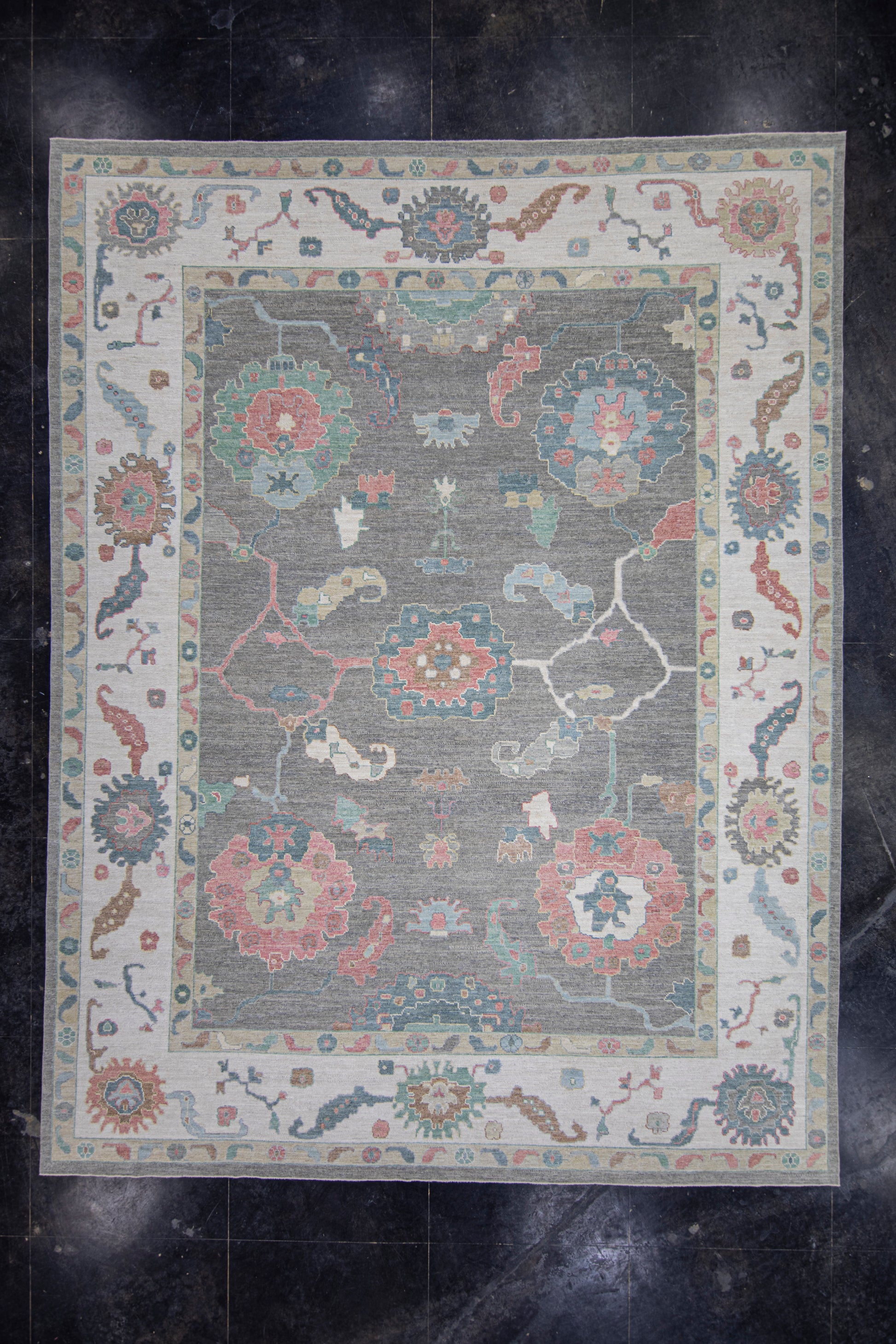 Turkish Oushak Rug 11'10" x 15'6" #17226
