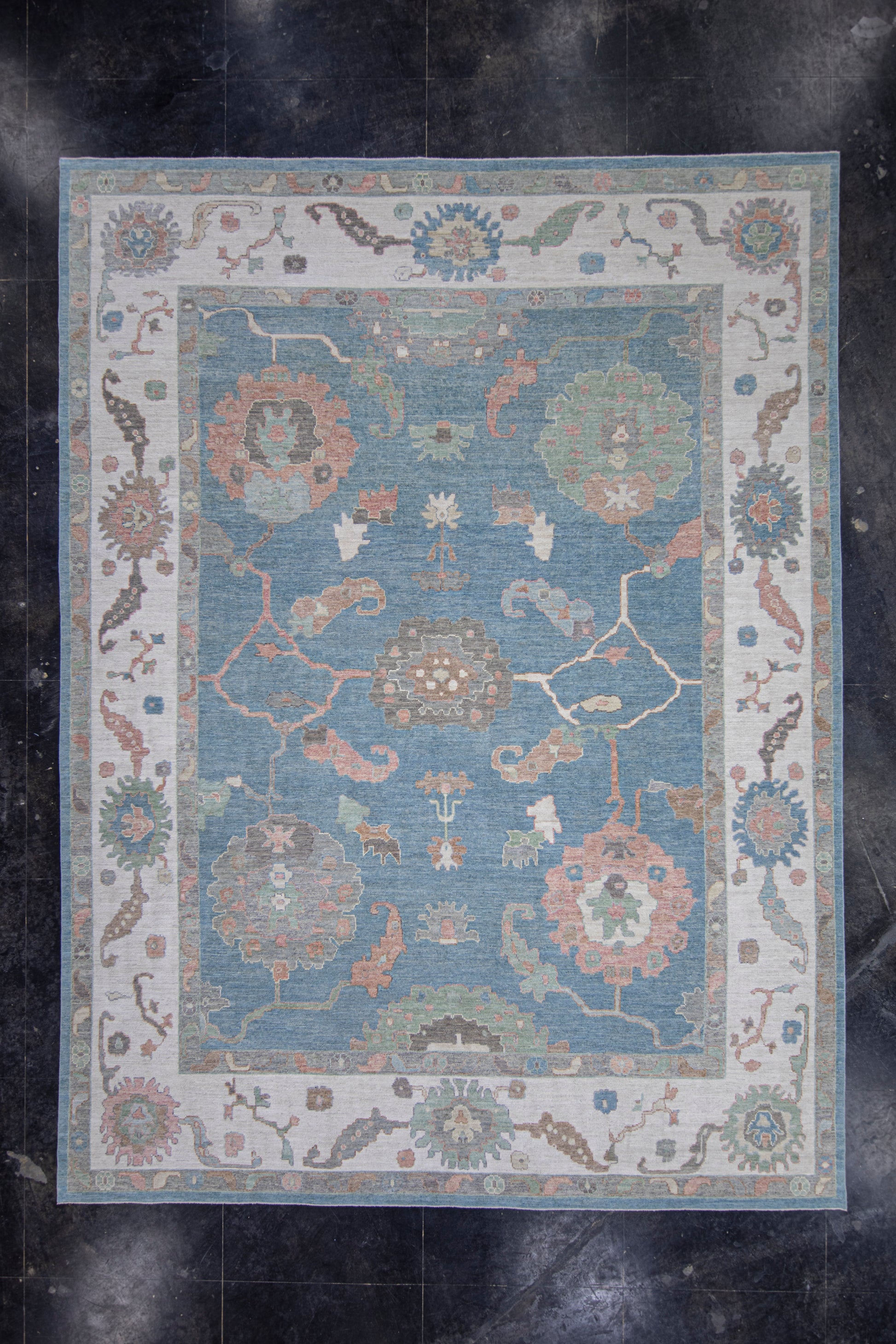 Turkish Oushak Rug 11'8" x 15'7" #17417