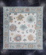 Square Turkish Oushak Rug 11'7" x 12'6" #17384