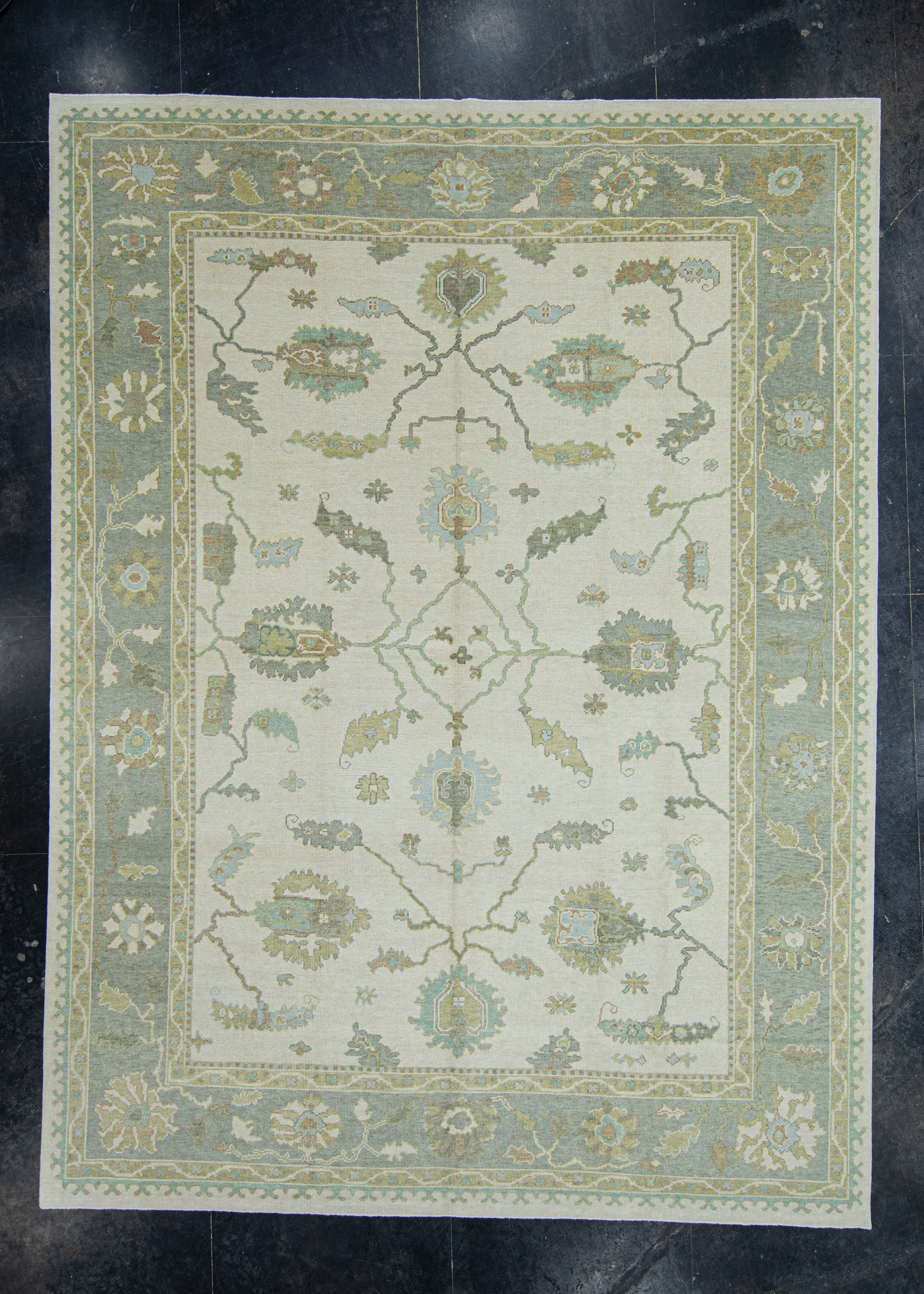 Turkish Oushak Rug 10'5" x 14' #17039